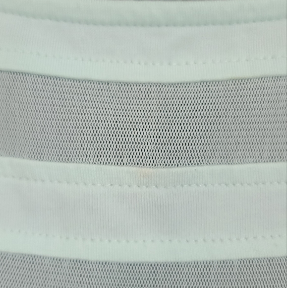 Nue Options Mint Green Mesh Detailing Tank Top Shirt Blouse - Picture 7 of 7